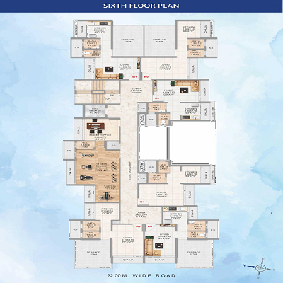 Typical floor-plan(2ND & 4TH)